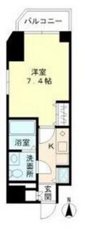 ヒューマンハイム亀戸IIの物件間取画像